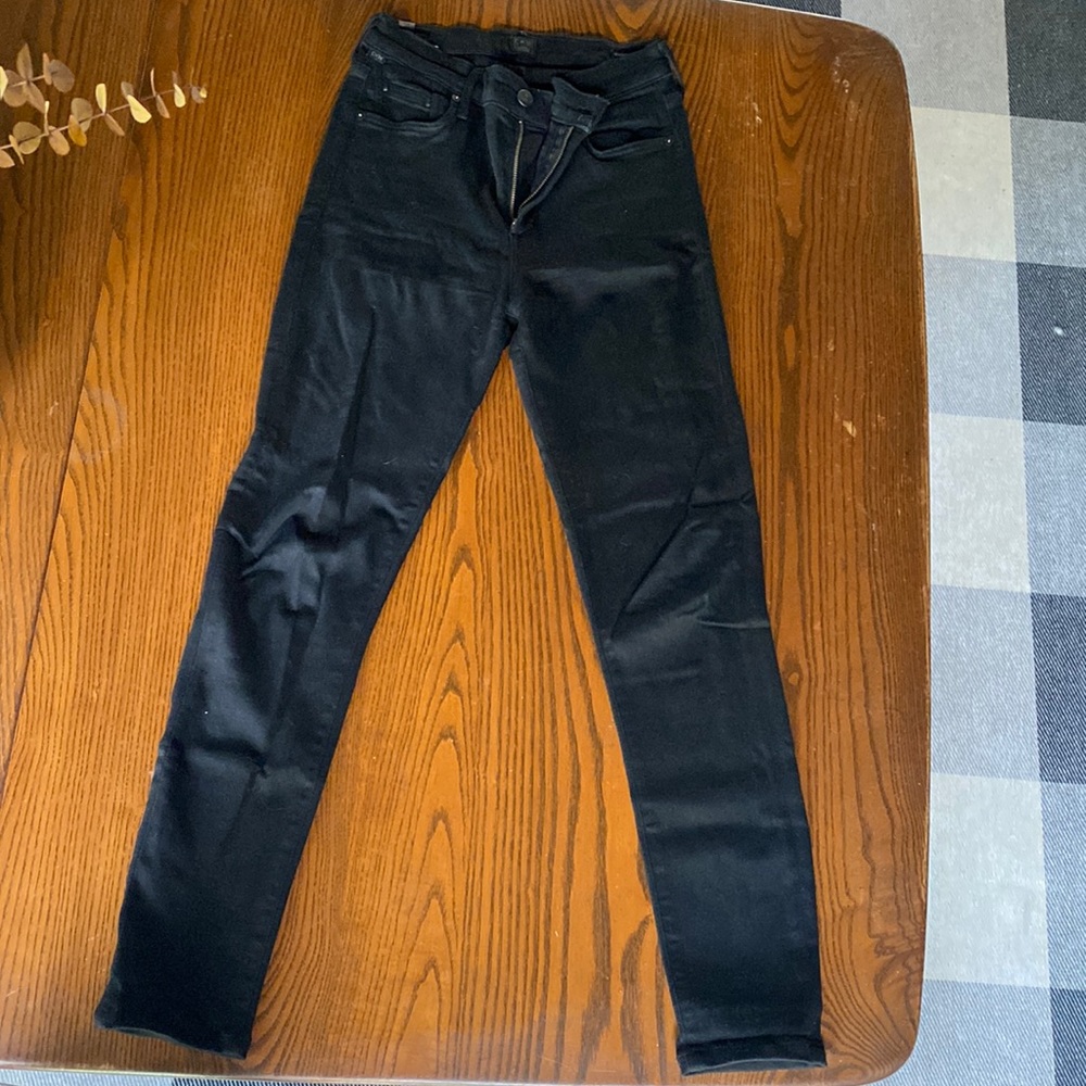 Citizens of Humanity black “Rocket High Rise Skinny” jeans size 28